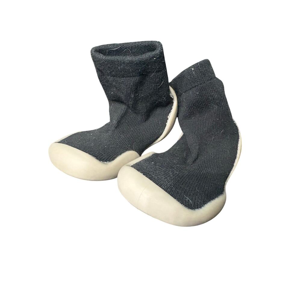 Black Sock Shoes - 12-18mo